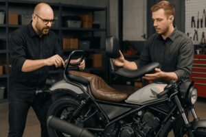 レブル250の二人乗りは2時間が限度！タンデムシートや背もたれ（バックレスト）も紹介