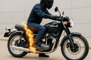 W800の不満は股火鉢？夏場の熱風がひどい